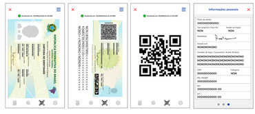 Carteira de Identidade Nacional digital por Divulgação