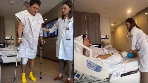 César Filho passa por nova cirurgia no joelho por Reprodução/Instagram