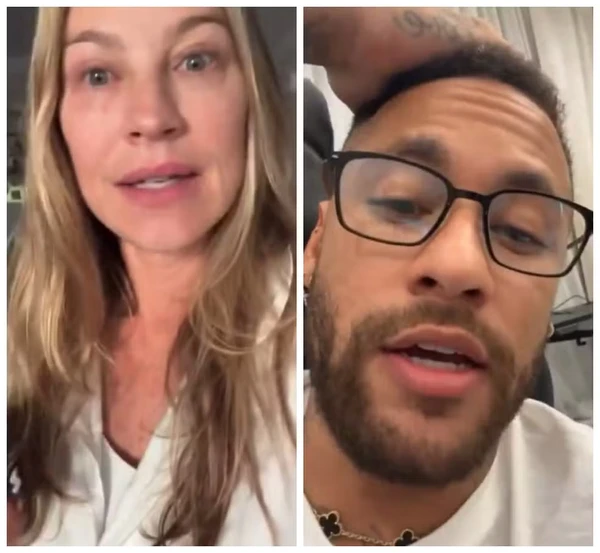 Luana Piovani e Neymar por Reprodução