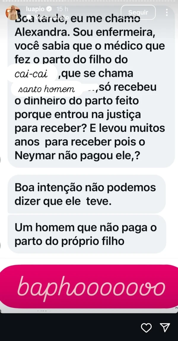 Luana Piovani e Neymar por Reprodução