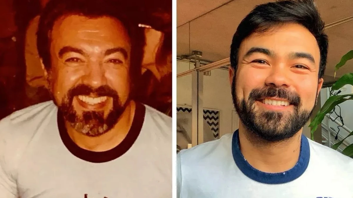 Mauricio e Mauro: pai e filho por divulgação