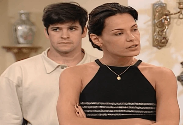 Murilo Benício e Carolina Ferraz contracenaram juntos por Reprodução | Globo