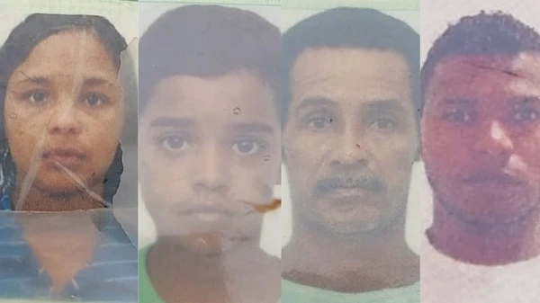 Pai, mãe, filho e avô morreram no acidente