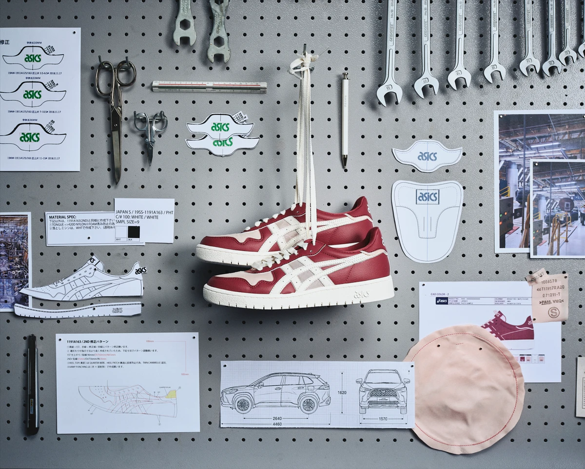 O cabedal do tênis é composto por 25% de airbag reutilizado