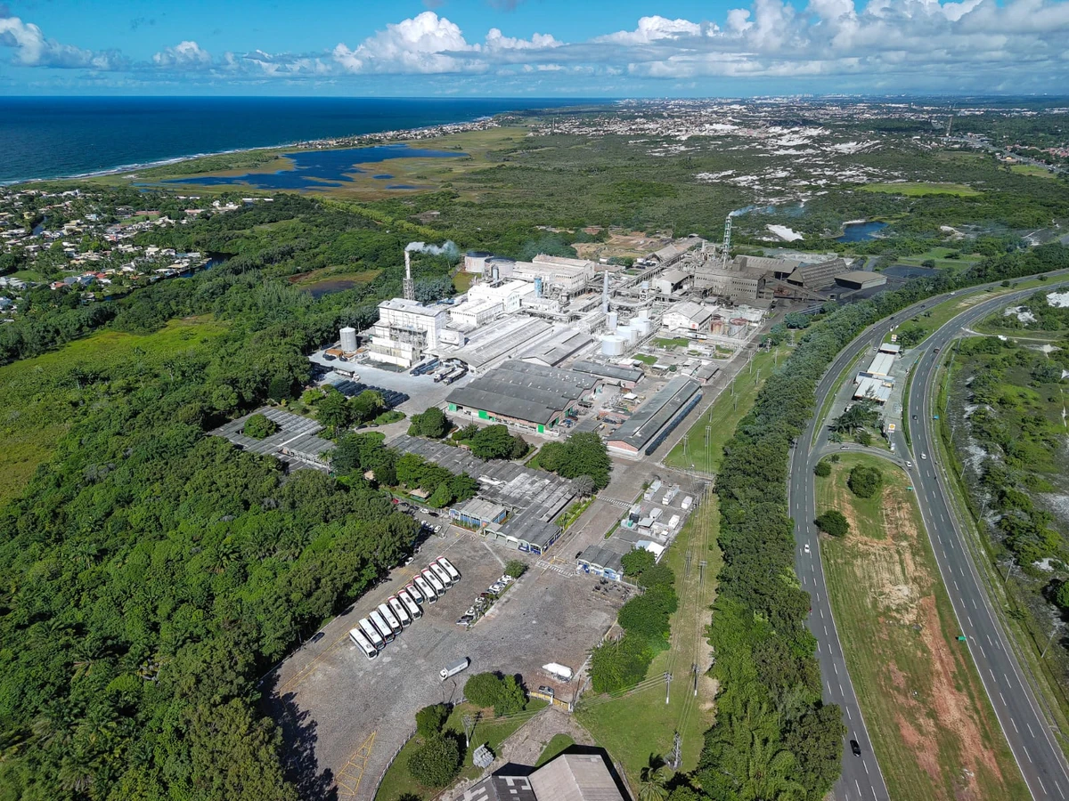 Fábrica da Tronox, no Polo Industrial de Camaçari por Divulgação
