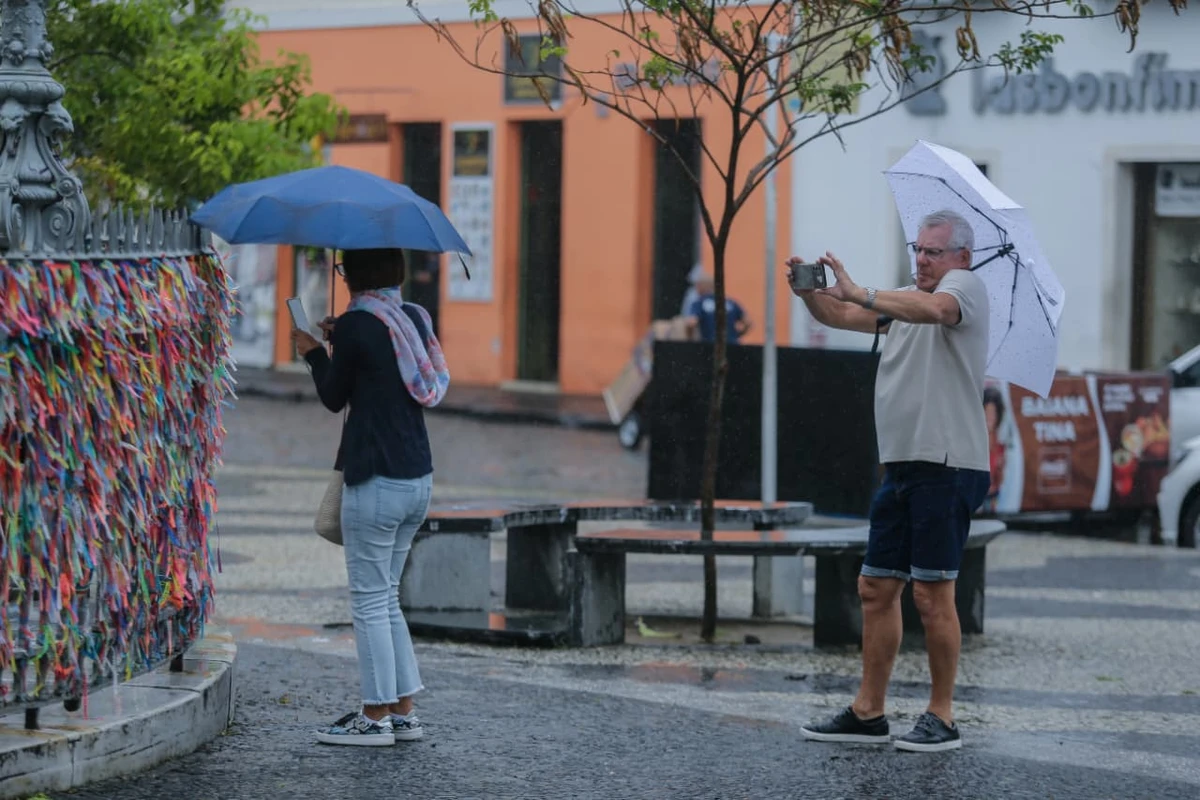 Turistas foram ao Pelourinho nesta quarta por Arisson Marinho/CORREIO