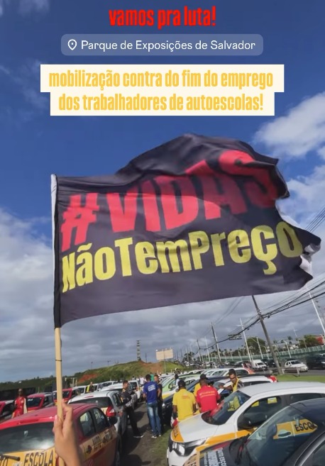 Autoescolas de Salvador protestam contra novas regras do Governo por Reprodução