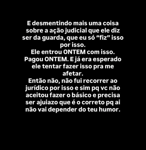Mensagens publicadas por LOrena Maia por Reprodução | Instagram