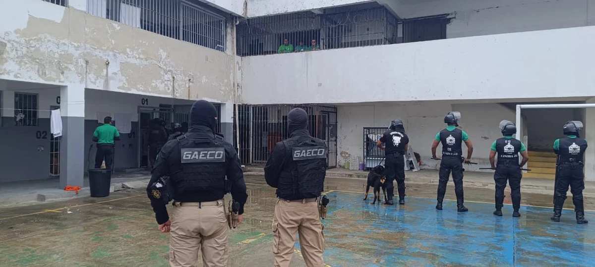 Operação é realizada em presídio na Bahia por Divulgação