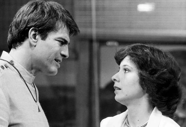 Tarcísio Meira (Juca Pitanga) e Débora Duarte (Catucha) em cena de Coração Alado por Reprodução/TV Globo