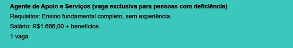 Veja vagas disponíveis por Reprodução