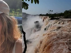 Imagem - Emilia Clarke, atriz de 'Game Of Thrones', visita as Cataratas do Iguaçu durante férias; veja fotos