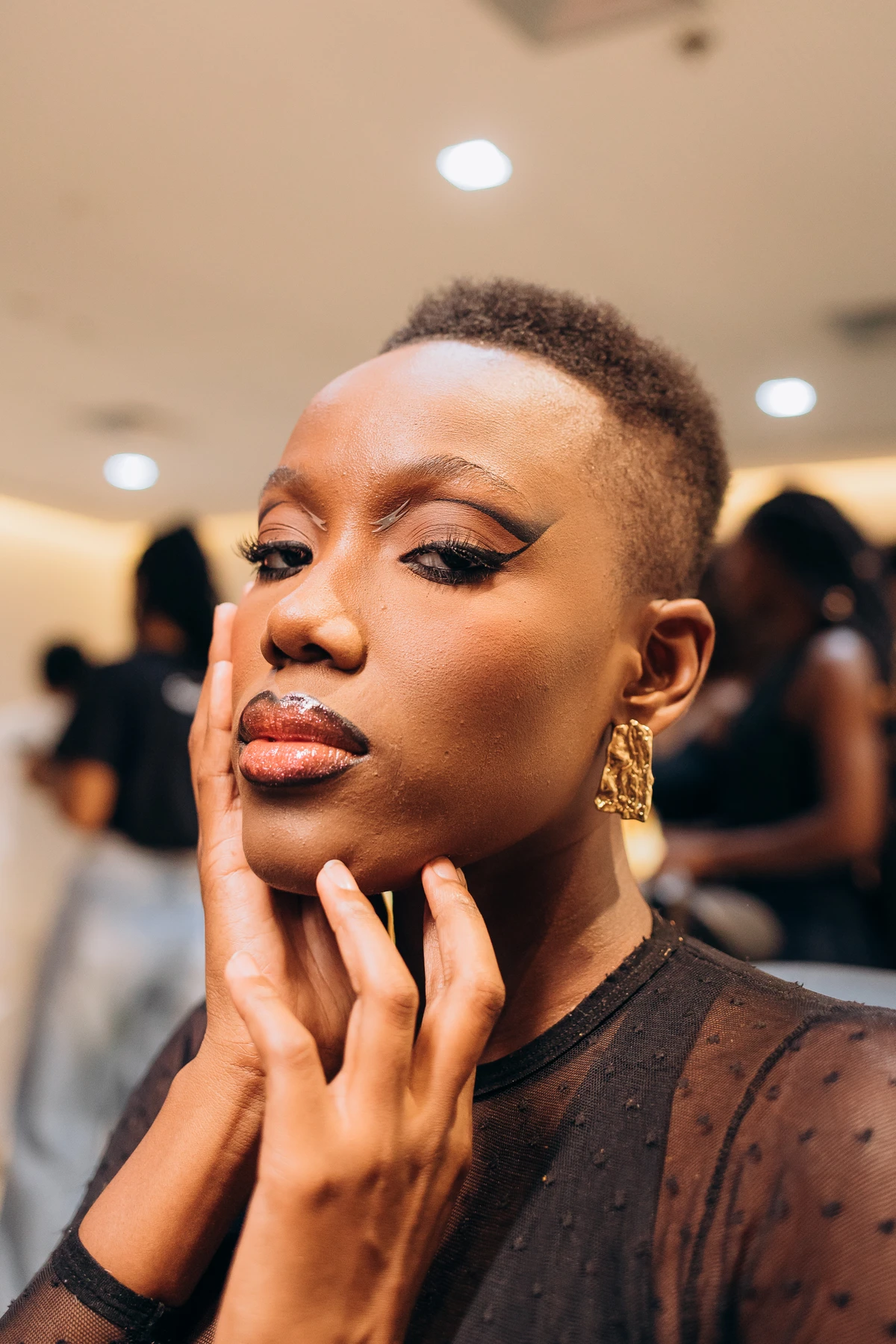 Concurso de maquiagem do Afro Fashion Day 2025 por Lucas Leawry