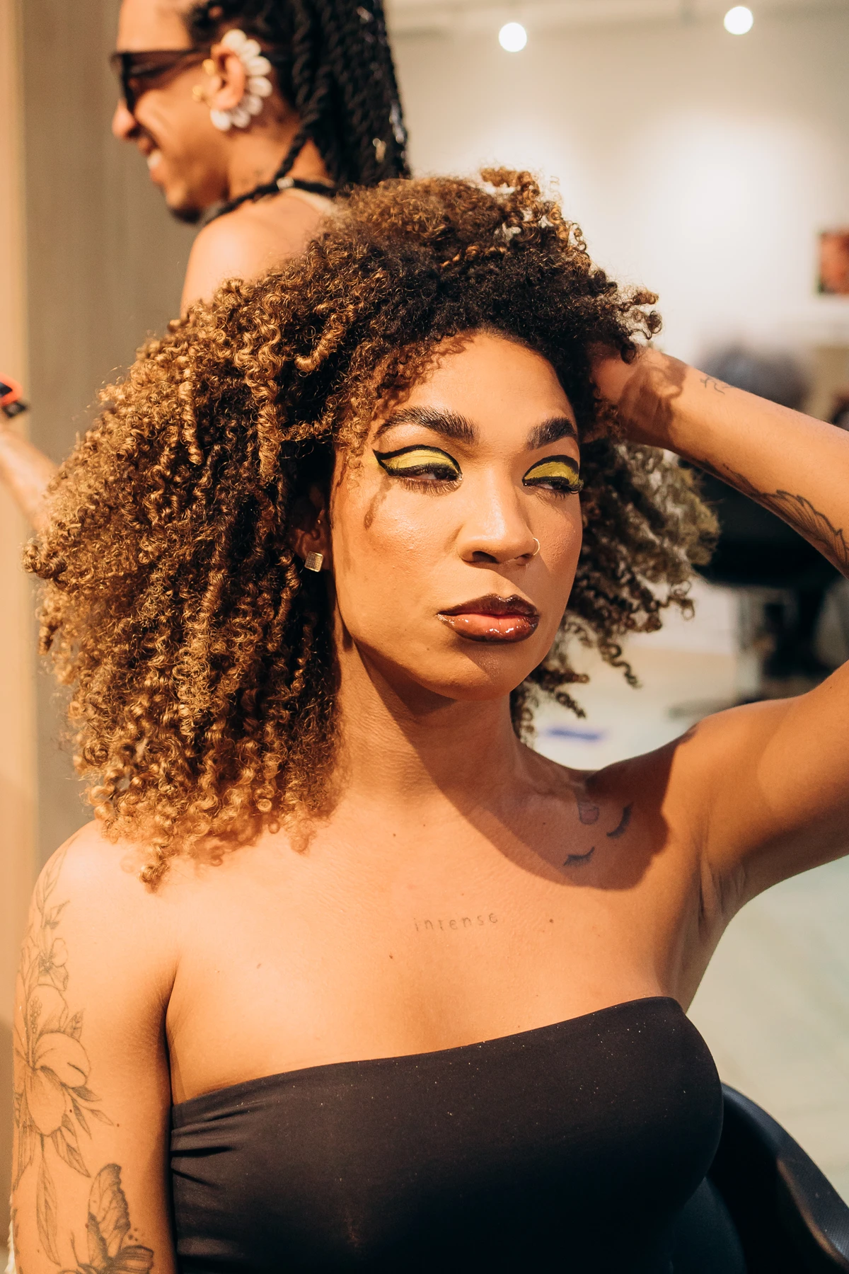 Concurso de maquiagem do Afro Fashion Day 2025 por Lucas Leawry