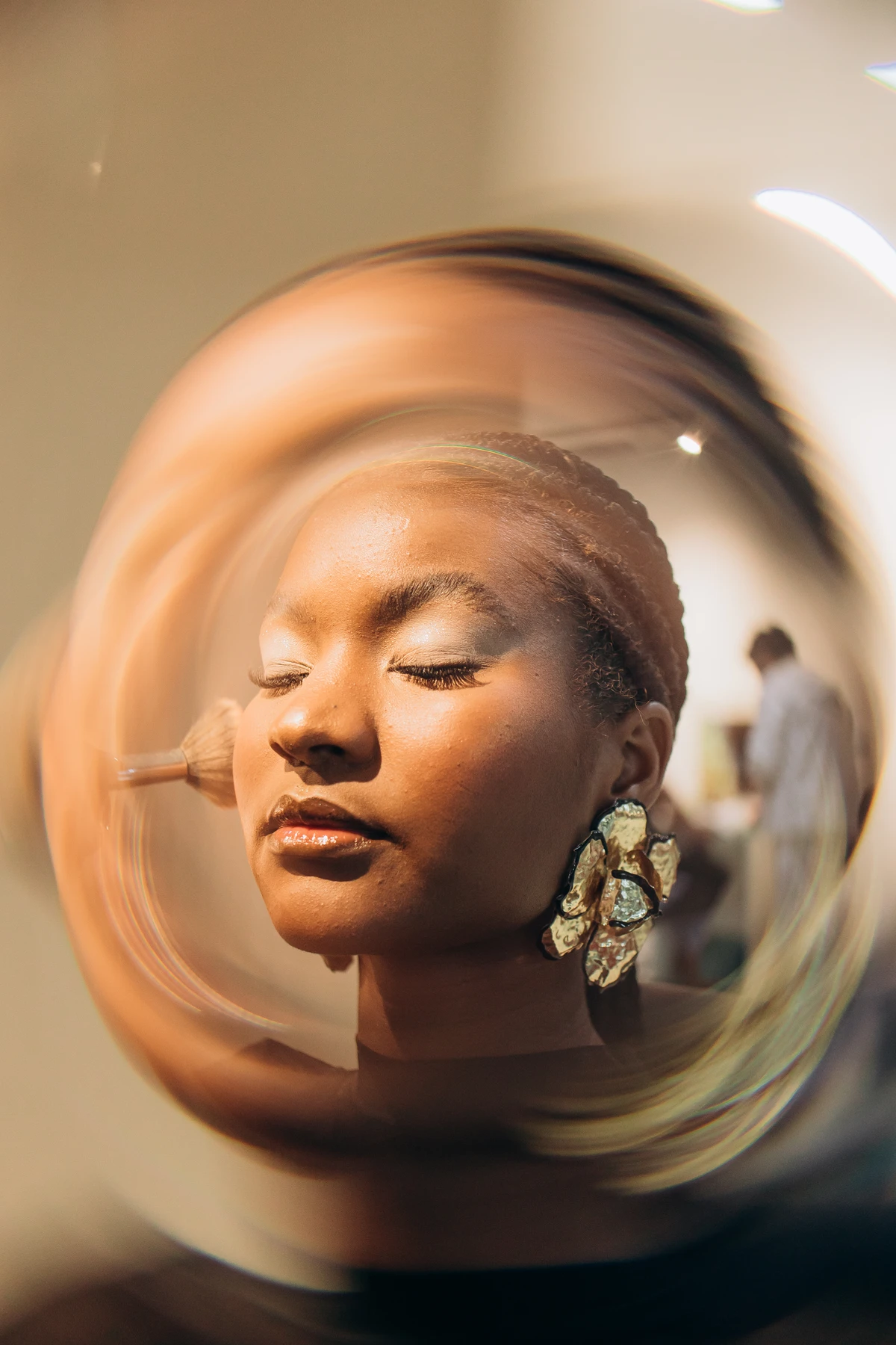 Concurso de maquiagem do Afro Fashion Day 2025 por Lucas Leawry