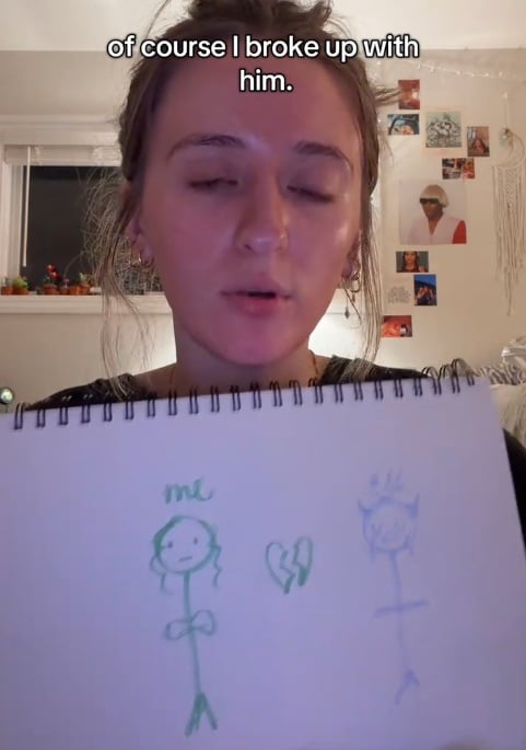 Lyn contou história bizarra no TikTok por Reprodução/TikTok