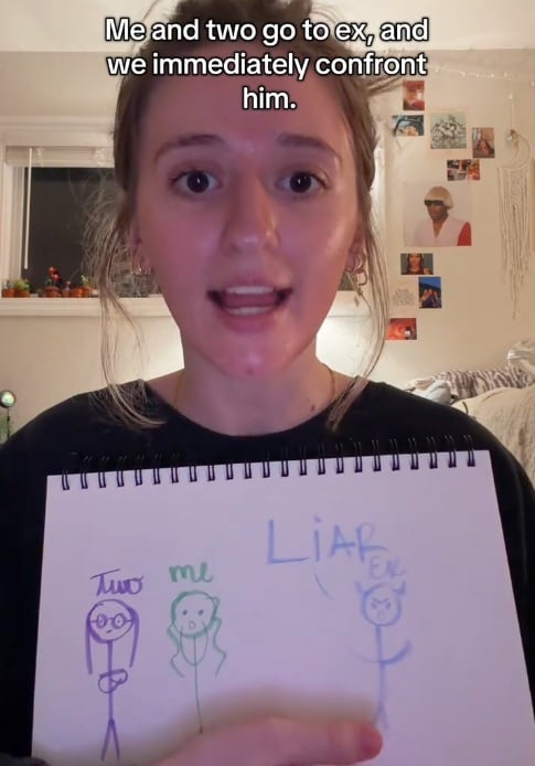 Lyn contou história bizarra no TikTok por Reprodução/TikTok