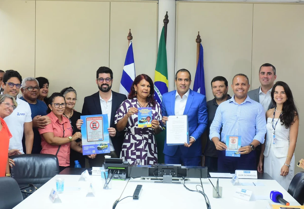 Reunião da prefeitura com setor de transporte escolar por Valter Pontes/ Secom PMS