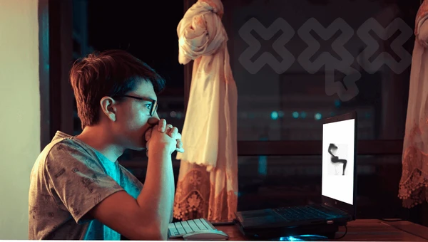 Vício em pornografia por Shutterstock