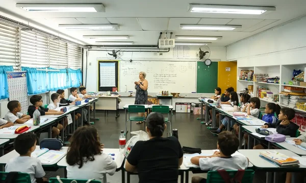 Professora em sala