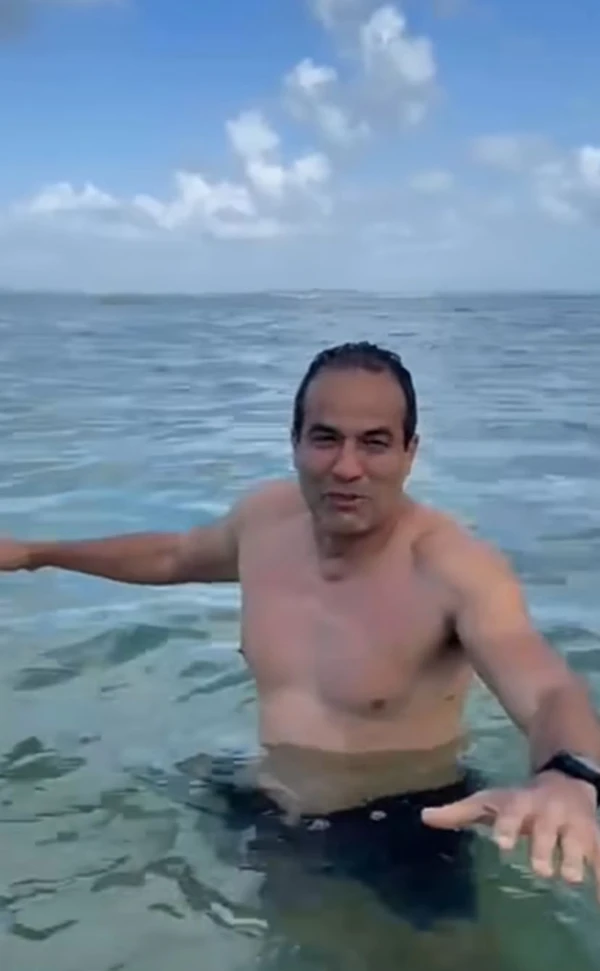  Bruno Reis aproveita dia no Porto da Barra por Reprodução/Redes Sociais