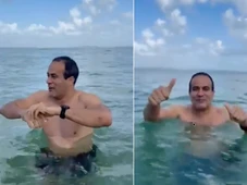 Imagem - Bruno Reis aproveita dia no Porto da Barra após semana de chuvas intensas