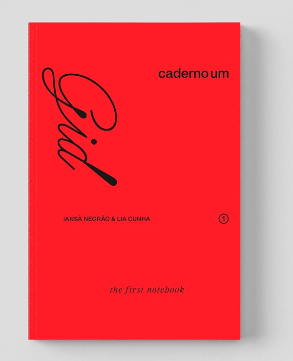Caderno 1, de Iansã Negrão e Lia Cunha, disponível na RV Cultura e Arte por Reprodução