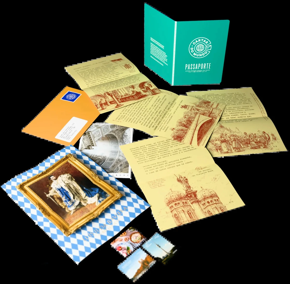 Cartas do Mundo por Reprodução