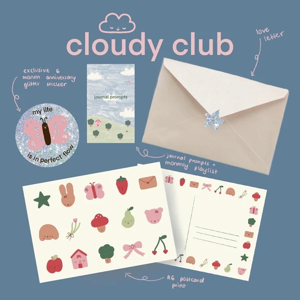 A artista australiana Alessia criou o Cloudy Club por Reprodução