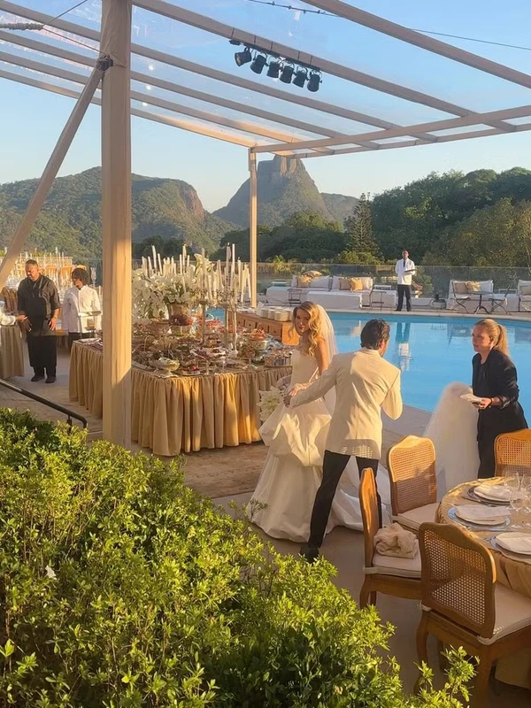 Mário Bulhões se casou com a estilista Bertha Bulhões por Reprodução/Redes Sociais