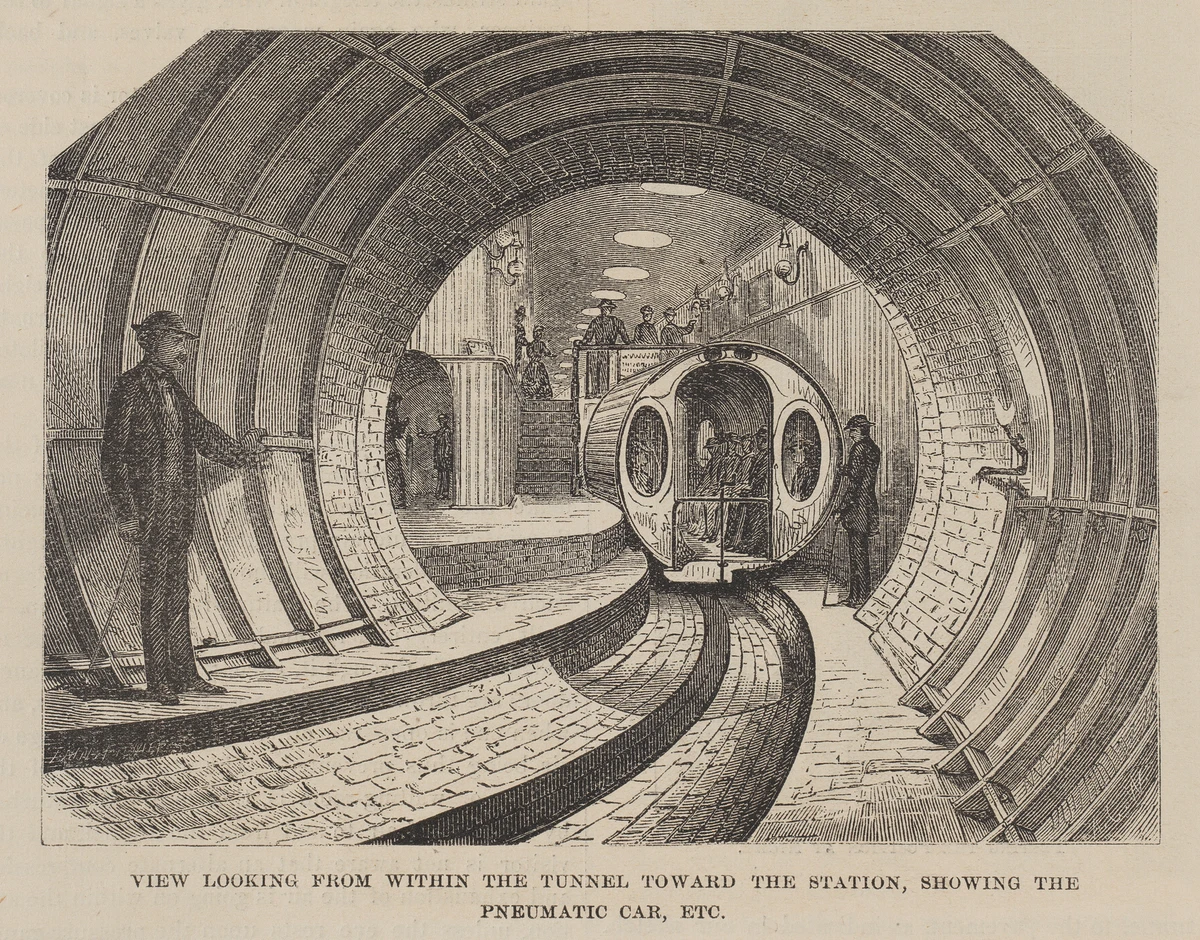 Em 27 de outubro de 1904, entrou em operação o metrô de Nova Iorque, o 1º sistema de metrô subterrâneo de grande escala nos EUA por Divulgação