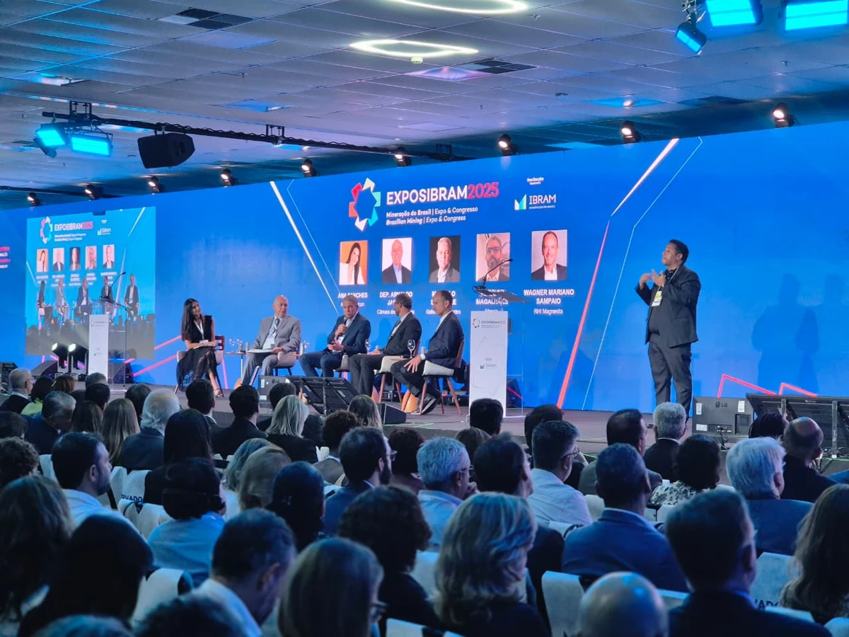 A Exposibram 2025, promovida pelo Instituto Brasileiro de Mineração (Ibram), reúne executivos, especialistas, investidores e representantes do poder público por Moysés Suzart