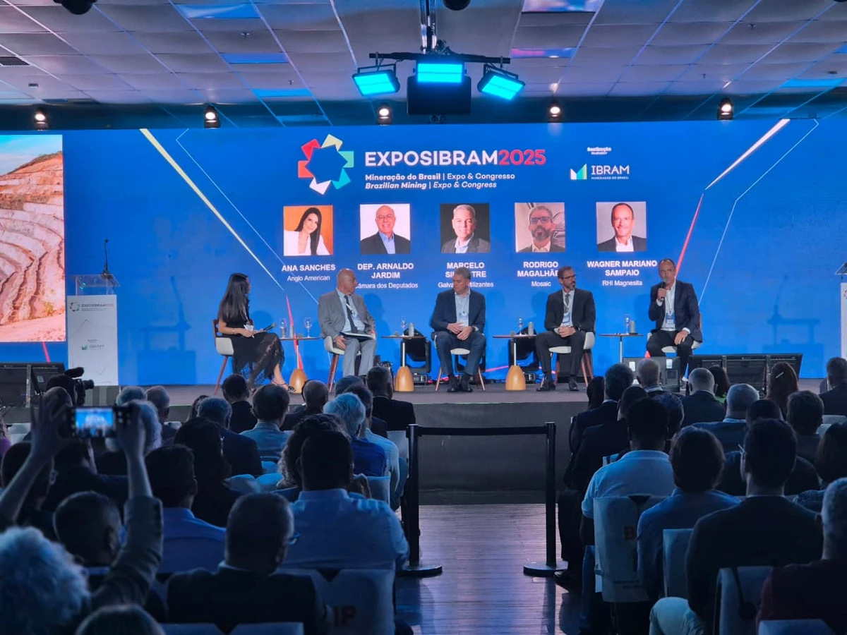 A Exposibram 2025, promovida pelo Instituto Brasileiro de Mineração (Ibram), reúne executivos, especialistas, investidores e representantes do poder público por Moysés Suzart