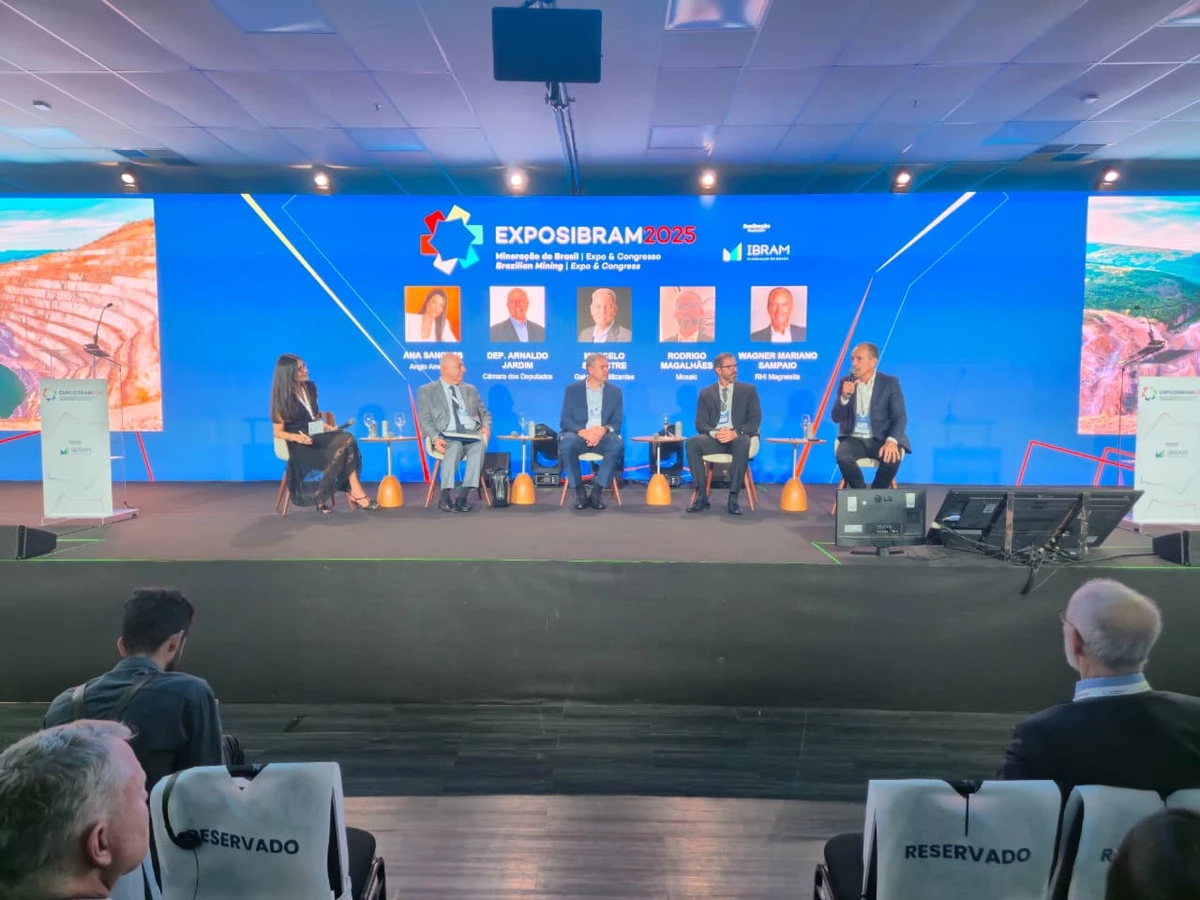 A Exposibram 2025, promovida pelo Instituto Brasileiro de Mineração (Ibram), reúne executivos, especialistas, investidores e representantes do poder público por Moysés Suzart