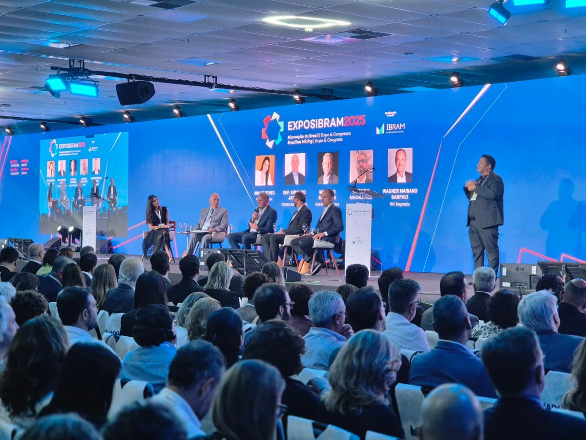 A Exposibram 2025, promovida pelo Instituto Brasileiro de Mineração (Ibram), reúne executivos, especialistas, investidores e representantes do poder público por Moysés Suzart