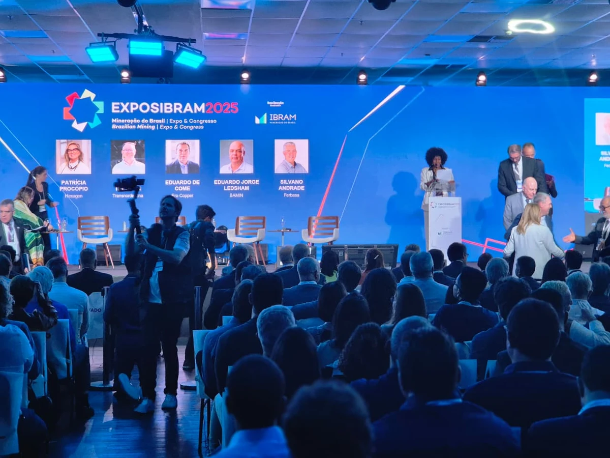 A Exposibram 2025, promovida pelo Instituto Brasileiro de Mineração (Ibram), reúne executivos, especialistas, investidores e representantes do poder público por Moysés Suzart