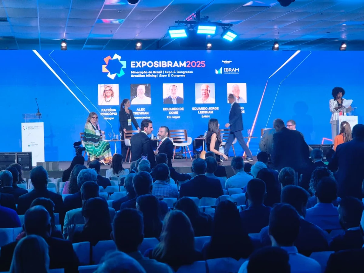 A Exposibram 2025, promovida pelo Instituto Brasileiro de Mineração (Ibram), reúne executivos, especialistas, investidores e representantes do poder público por Moysés Suzart