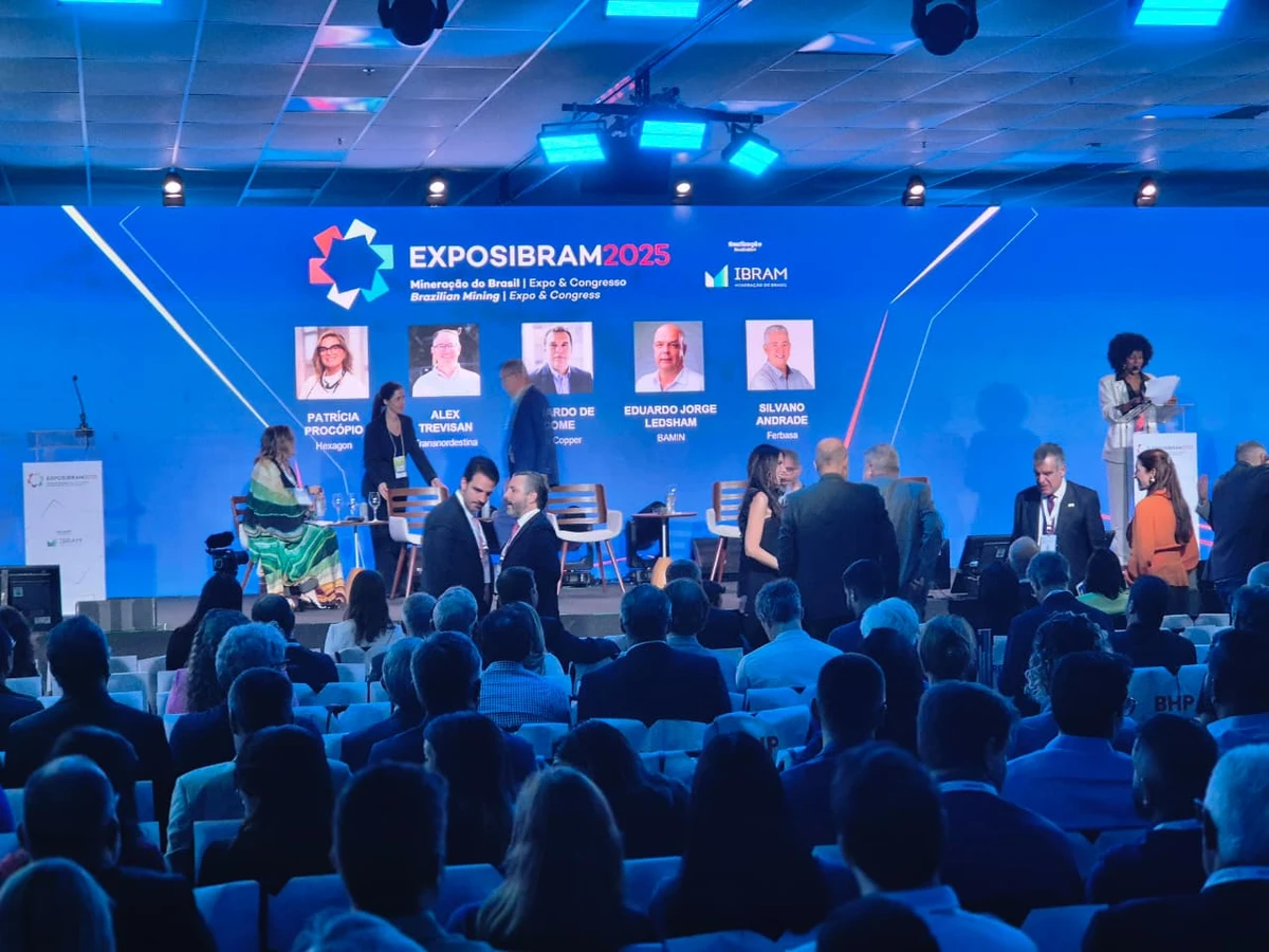 A Exposibram 2025, promovida pelo Instituto Brasileiro de Mineração (Ibram), reúne executivos, especialistas, investidores e representantes do poder público por Moysés Suzart