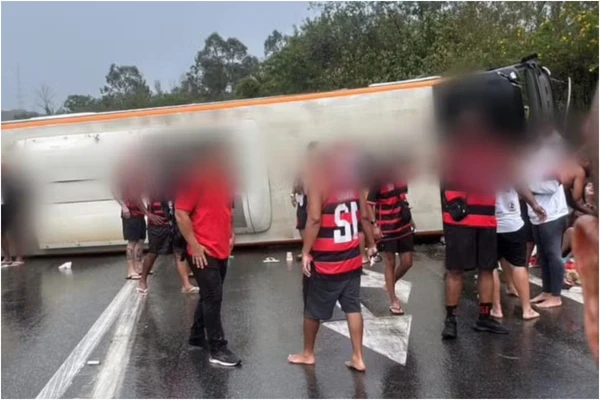 Acidente com torcedores do Flamengo