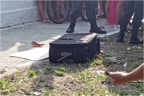 Corpo foi deixado em uma mala por Reprodução/ Redes sociais