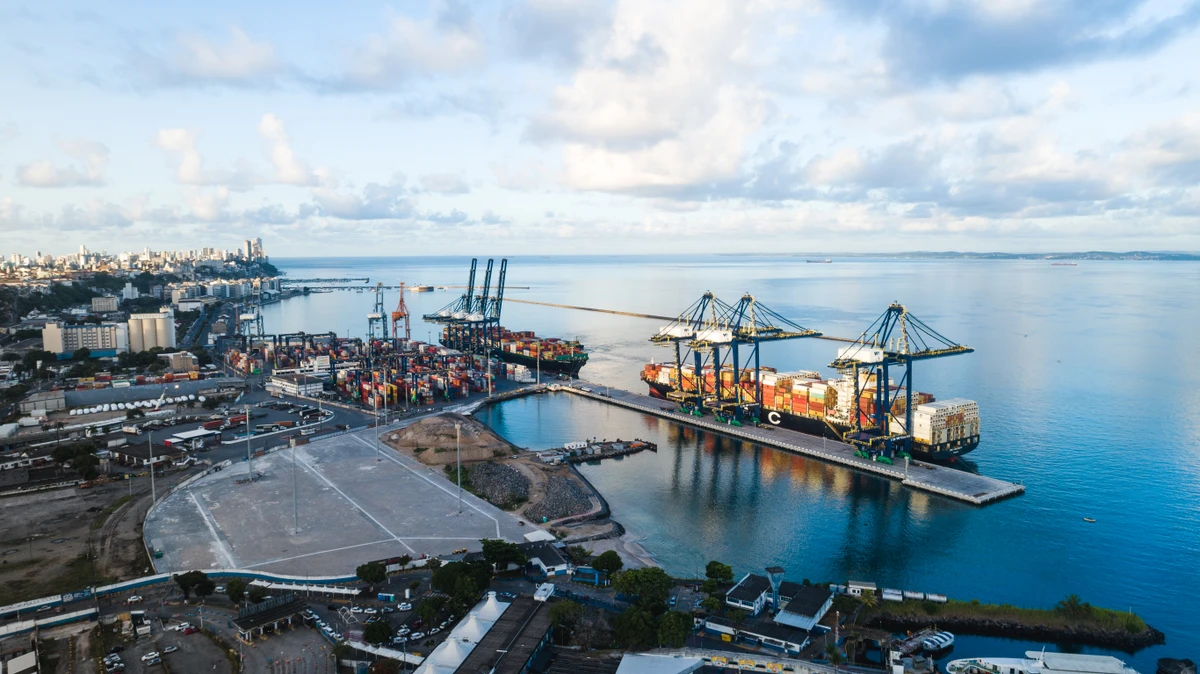 Infraestrutura portuária atrai cargas do agronegócio para Salvador por Divulgação
