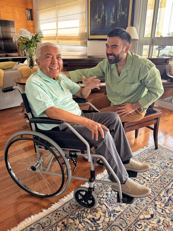 Mauro e Mauricio de Sousa por Reprodução