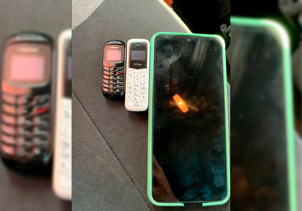 Minis celulares apreendidos em presídios baianos têm menos da metade de um aparelho convencional