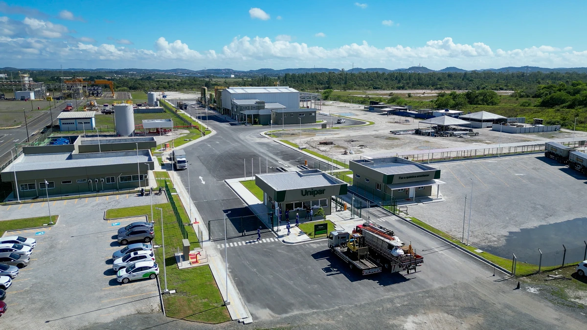 Unipar inaugurou fábrica em Camaçari no final de 2024 por Divulgação
