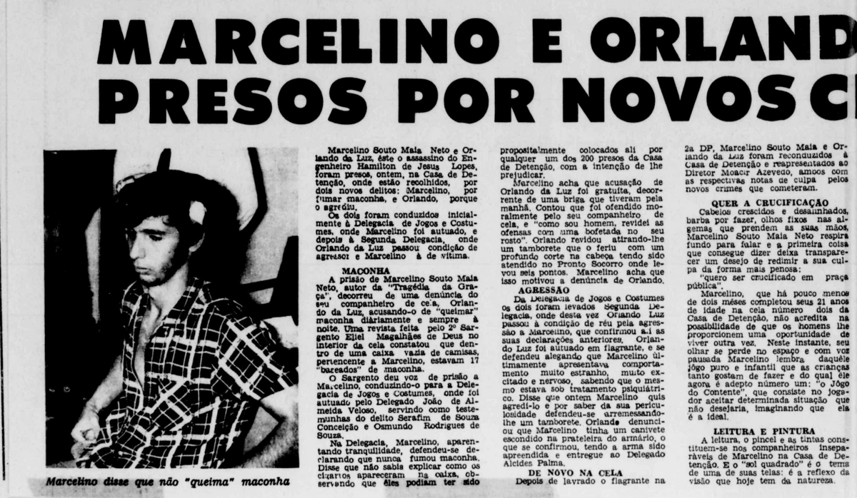 Marcelino voltou a s por Reprodução