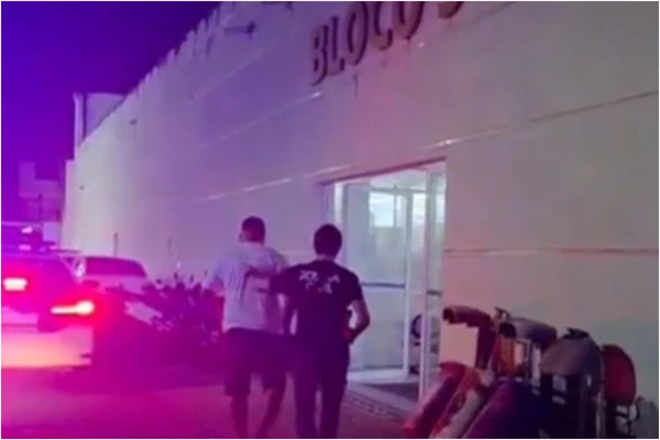 Proprietário do imóvel foi preso por Reprodução/TV Record