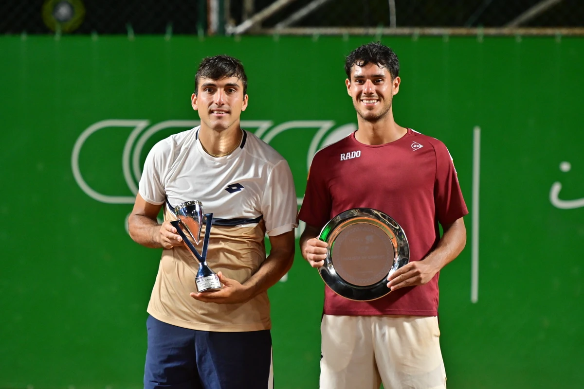 Roman Andres Burruchaga venceu o paraguaio Adolfo Vallejo na grande final por João Pires/Agência Try