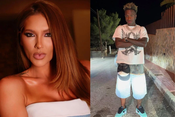 Virginia publicou registro com jogador nas redes sociais