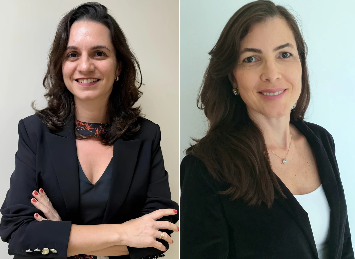 Cíntia Liberato, diretora do Capítulo Aberje Bahia, e Magnólia Borges, gerente de Relações Institucionais da Braskem na Bahia