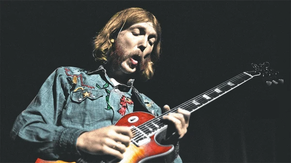 Duane Allman, guitarrista norte-americano, líder da banda The Allman Brothers Band, que morreu em acidente de moto em 29 de outubro de 1971 por Reprodução